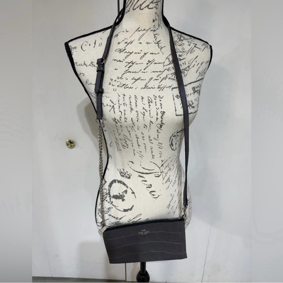 Dark Grey Coach Crossbody Bag - Picture 2 of 11